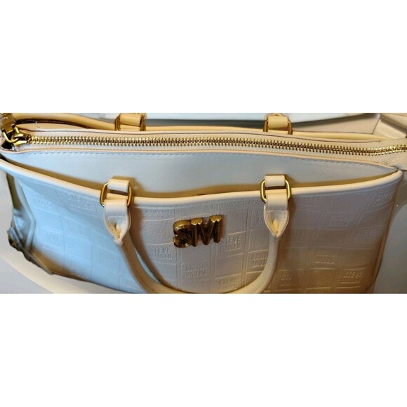 Steve Madden Satchel Handbag Excellent Condition Small Bag Lock Heart Star - Picture 10 of 10